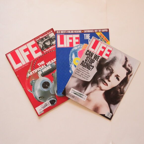 Life Magazines Can We Stop Aging? The Future & You Artificial Heart On the Cover - Picture 1 of 5